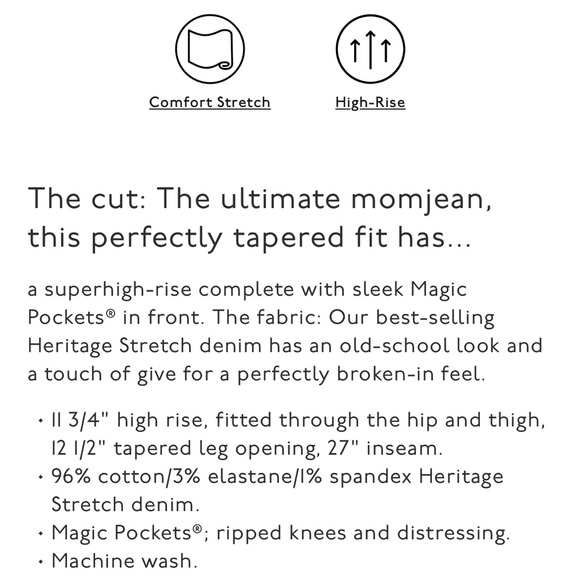 Madewell the Momjean in Lowden Wash - Picture 2 of 6